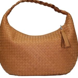 Woven leather Hobo Bag